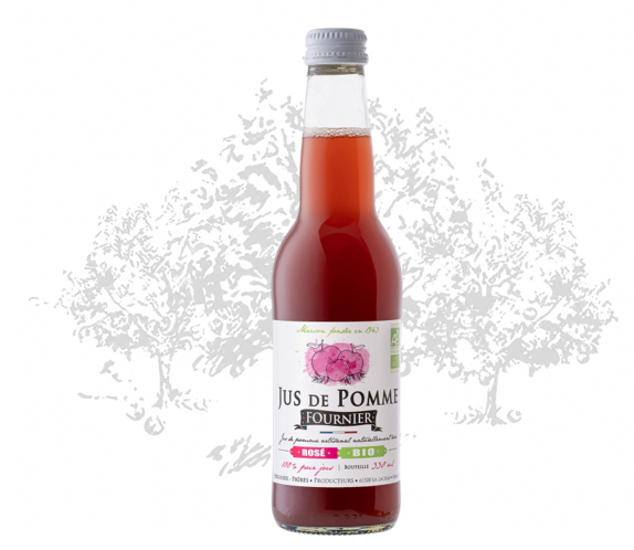 Jus de Pomme Rosé Bio