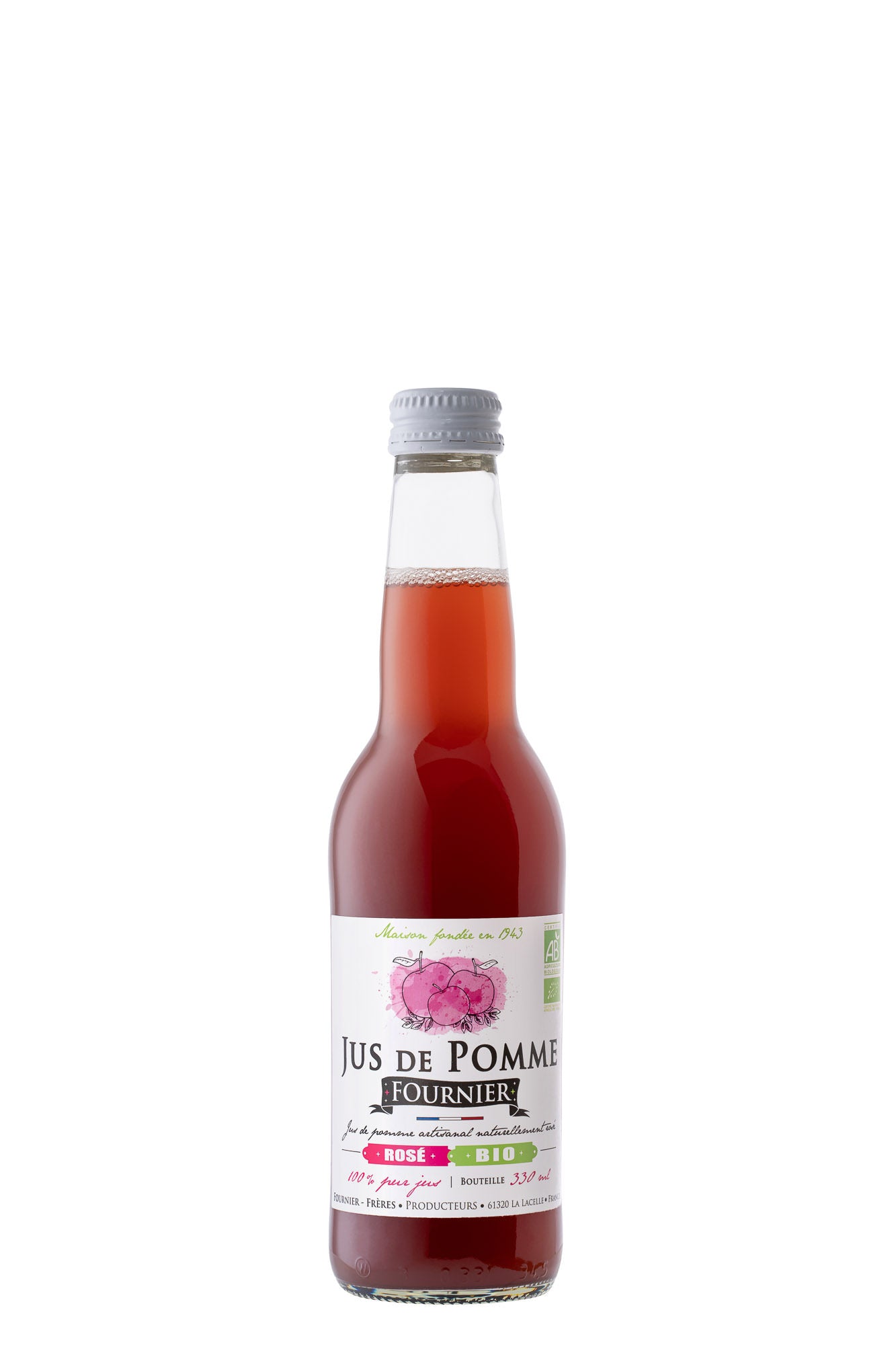 Jus de Pomme Rosé Bio