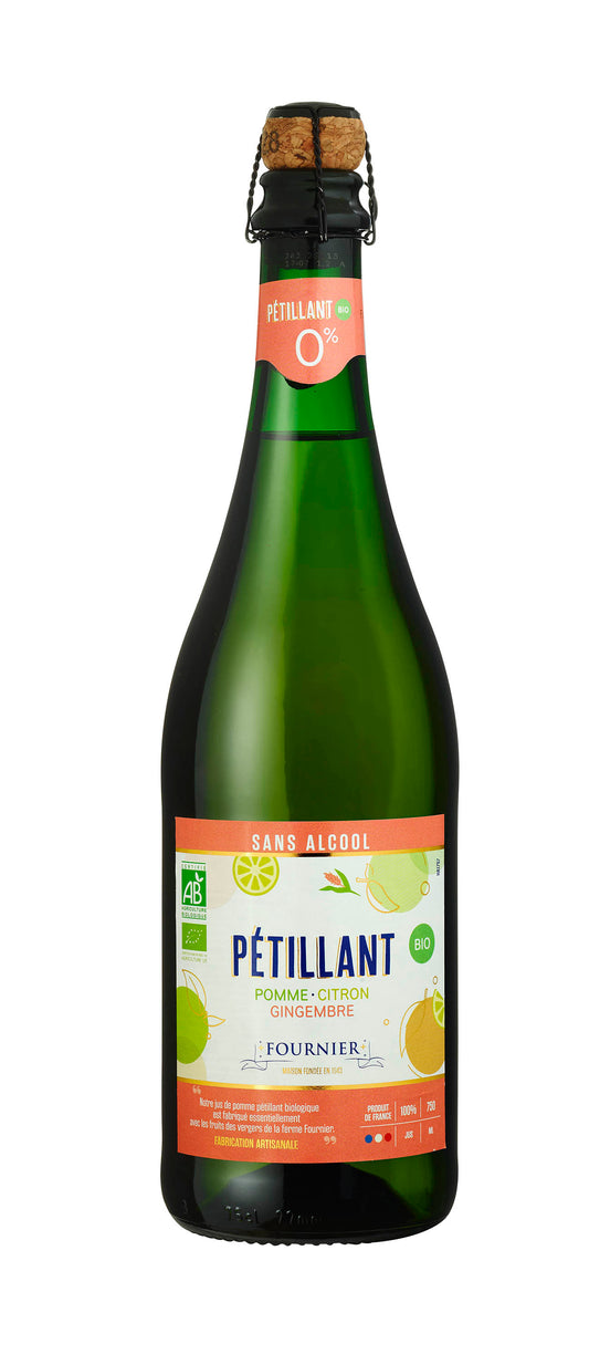 Pétillant Pomme Citron Gingembre Bio