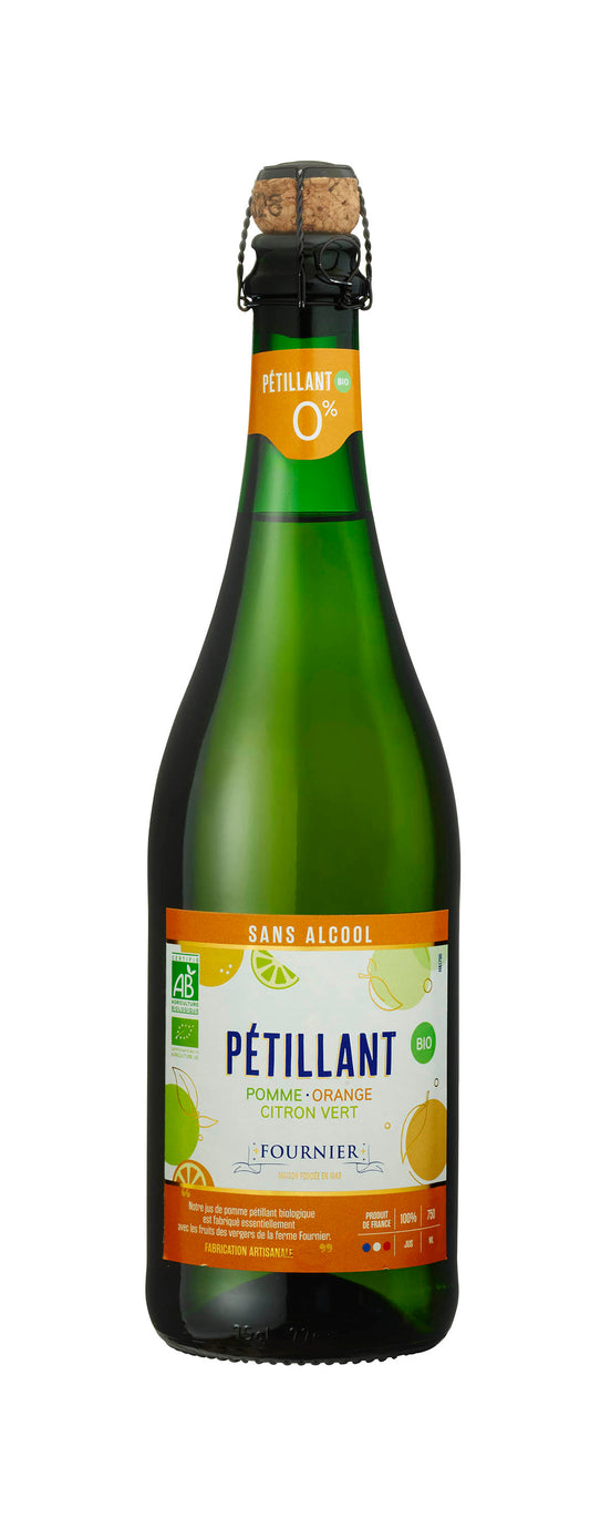 Pétillant Pomme Orange Citron Vert Bio