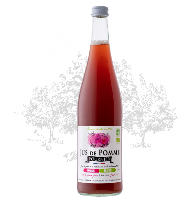 Jus de Pomme Rosé Bio